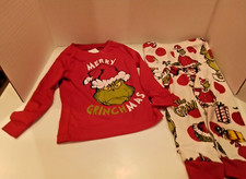 The Grinch Family Pajamas Merry Grinchmas 2T 2 Toddler