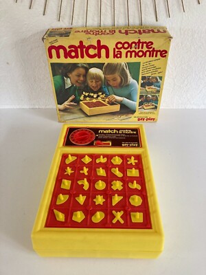 Jeu De Société Vintage Match Contre La Montre Gay-Play 1975 - Stratégie, Occasion, Grande-Bretagne