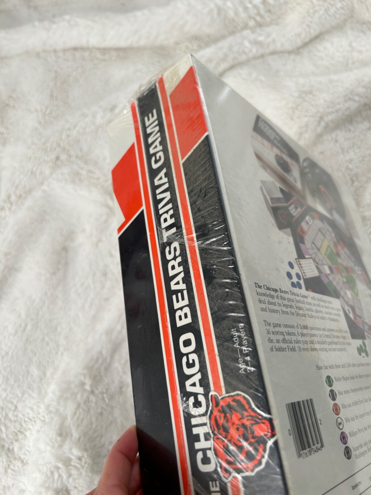 New Vintage "The Chicago Bears Trivia" Board Game NFL  *UNBOXED*
