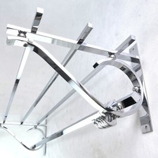 ART DECO Wandgarderobe Silber Chrom Garderobe 1930er Jahre ca. 100 cm