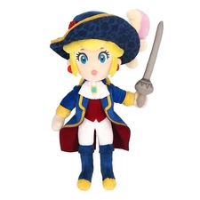 Princess Peach: Showtime! Swordfighter Peach 10" Plush San-ei Little Buddy 1998