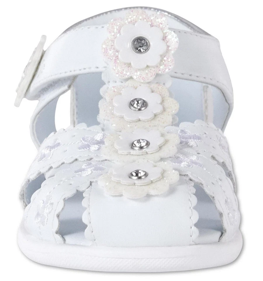 White Cage Sandal WonderKids Infant Girls' BECKY NWT - Image 2 of 4