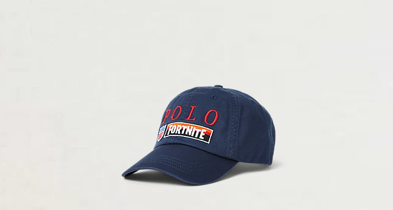 Polo Ralph Lauren Men's Navy x Fortnite Chino Ball Cap Size 1 £129 Authentic