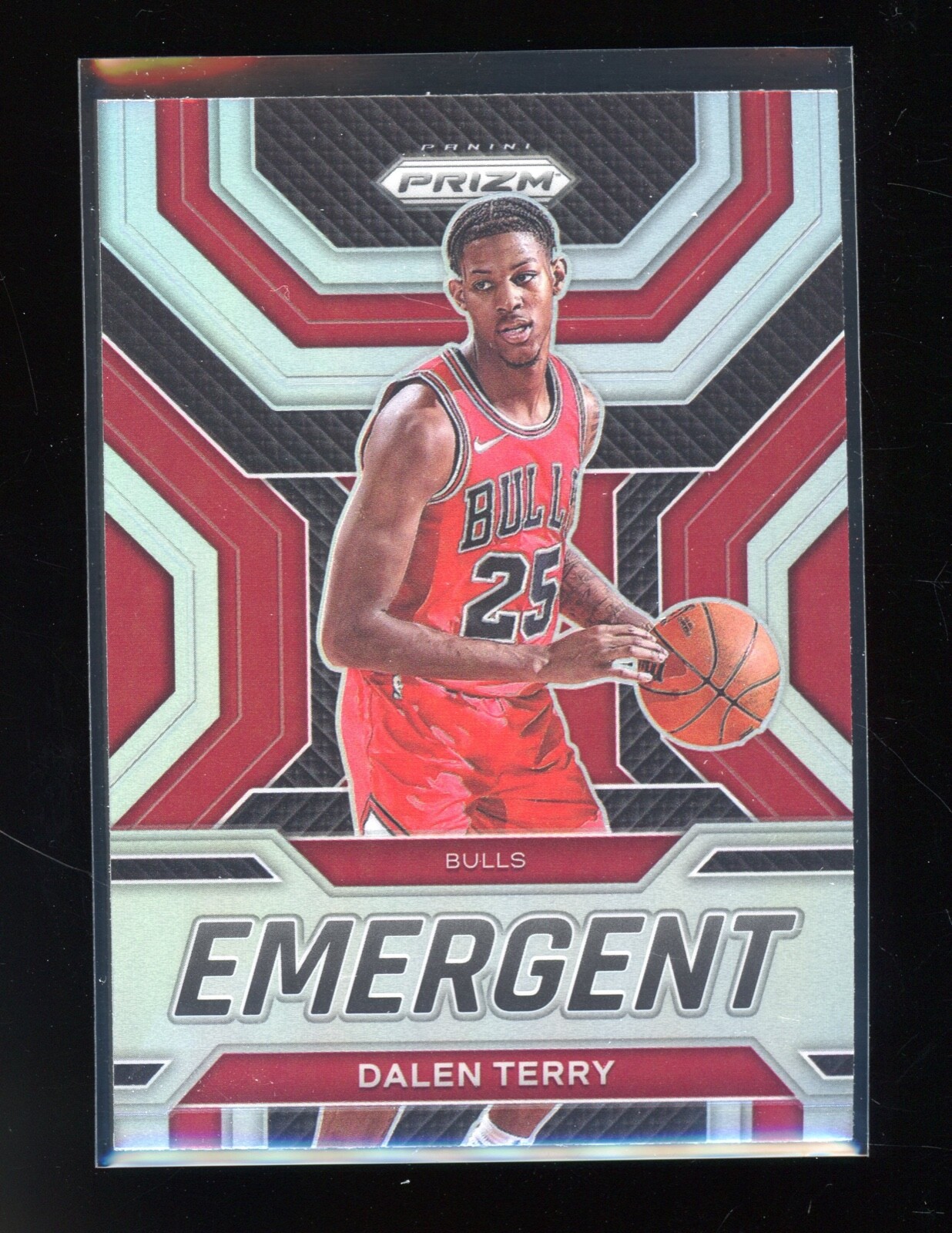 Dalen Terry RC 2022-23 Panini Prizm Emergent Silver Prizm - Chicago Bulls