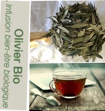 FEUILLES D’OLIVIER MENU EN VRAC  BIO  NATURELLE  200 G  POUR TISANE 