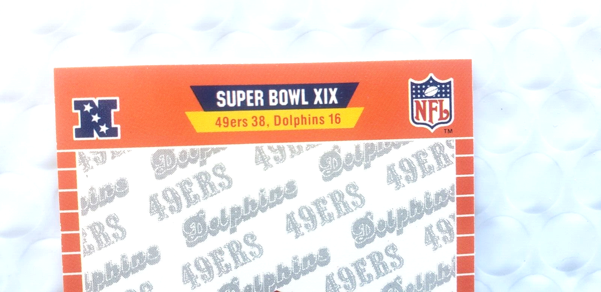 1989 PRO SET Football Super Bowl XIX - Card # XIX - NICE CARD
