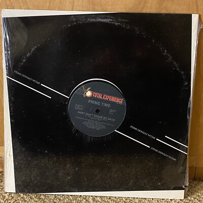 Prime Time Baby Don t Break My Back SEALED ORIG electro cosmic funk boogie