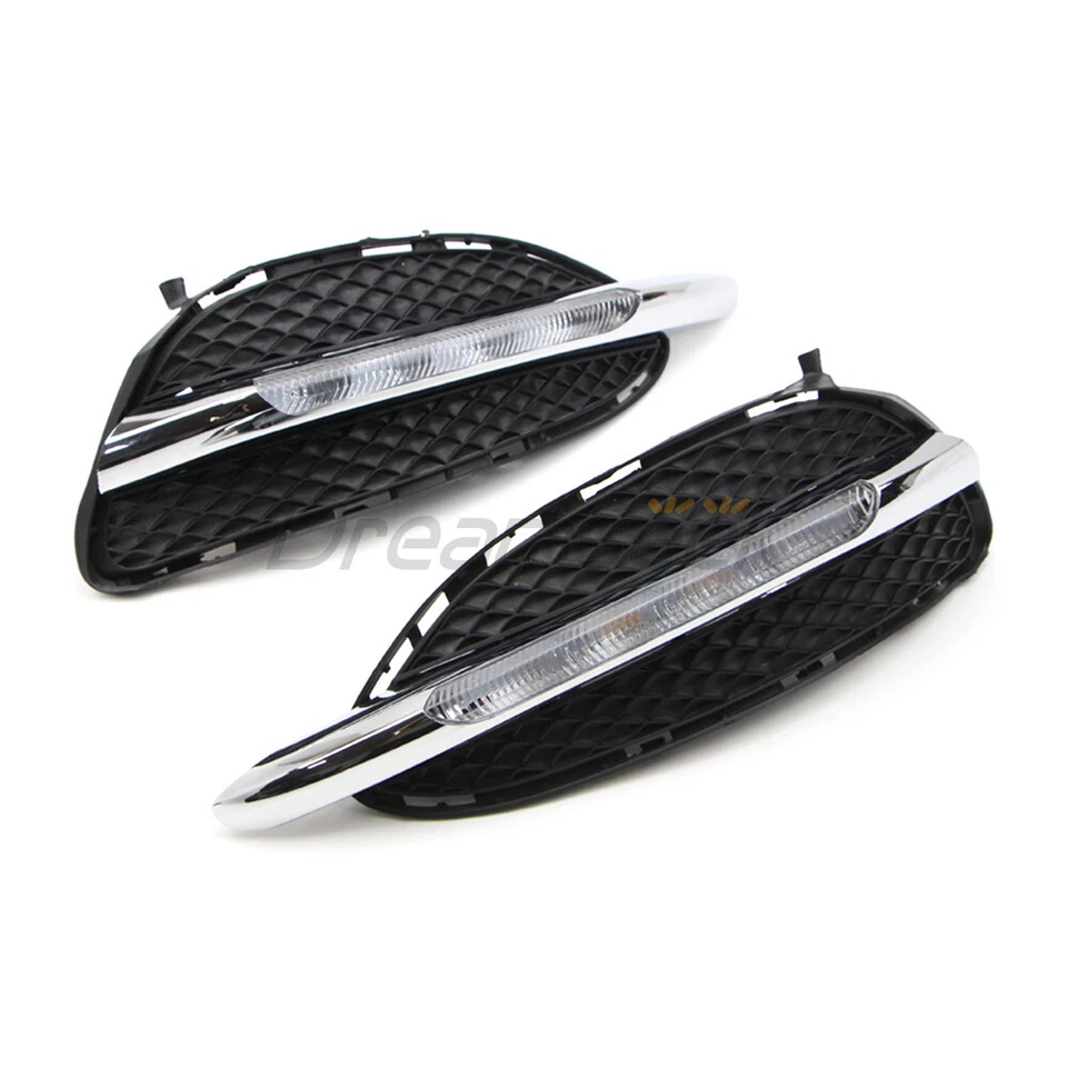 Светодиодные дневные ходовые огни для Mercedes-Benz E-класса W212 14-16 дневной свет дневные ходовые огни противотуманные фары - Изображение 4 из 4