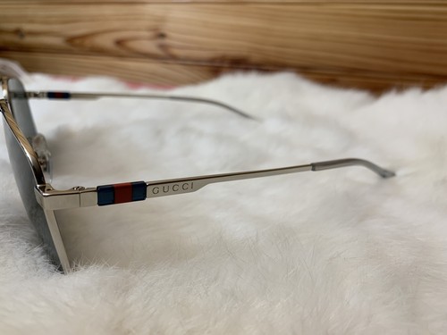 Echt Silber Gucci Sonnenbrille GG1676S 005 - Bild 2 von 8
