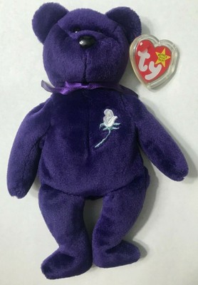 1997 1st edition princess diana beanie bear