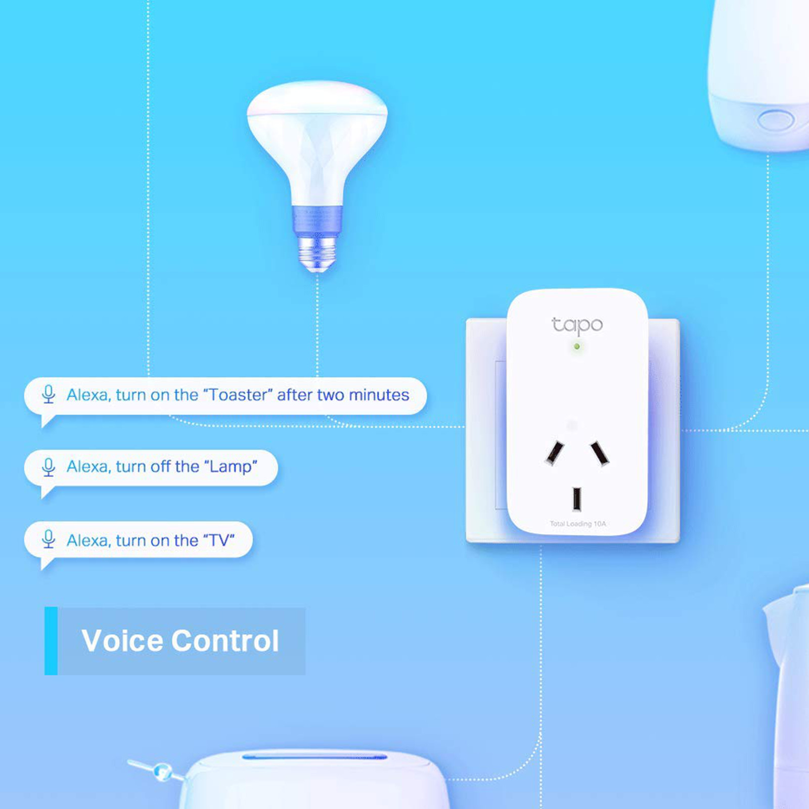 TP-Link Mini Smart Plug Tapo P100 Wi-Fi 1-Pack TAPO-P100 White — image 3