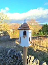 DOVECOTE BIRDHOUSE Nesting Box Bird Table Bird box DURABLE SOLID! Handmade 