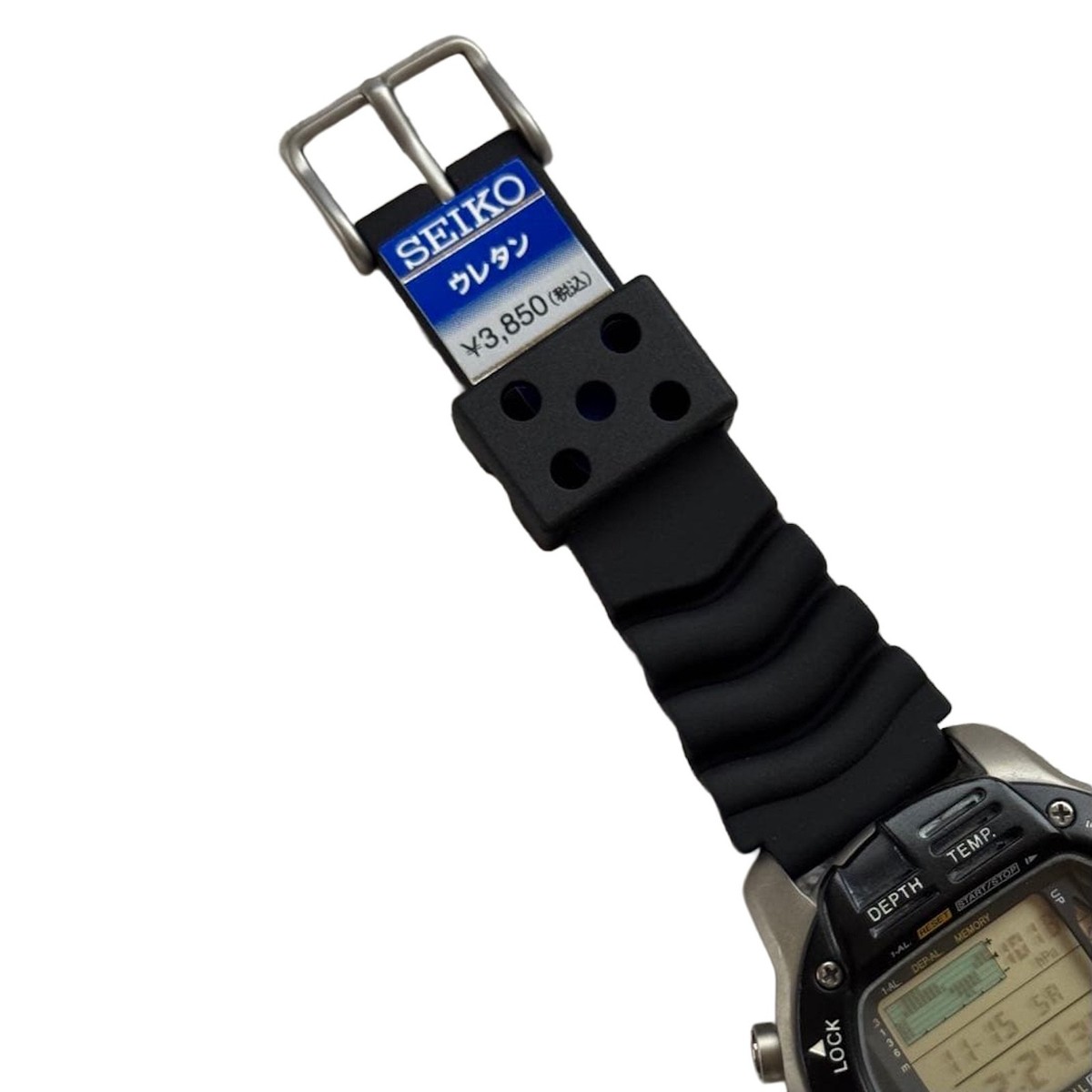 SEIKO SCUBAMASTER Digital Quartz Watch SBCK001 Titanium 1996 Depth 