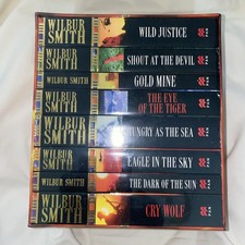Wilbur Smith Paperback Book Bundle  X 8 Titles Novels: Hungry as the Sea; Eagle 