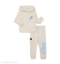 NWT Bluey Friends 5T Toddler Outfit Graphic Hoodie Jogger Pant Set 2-piece