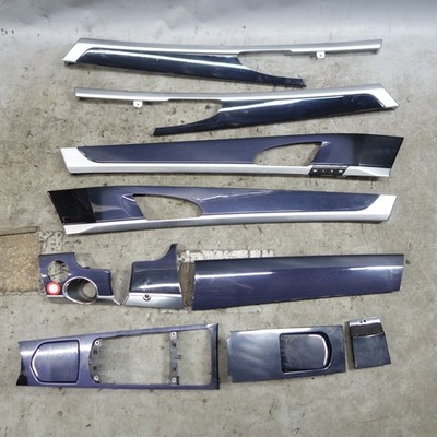 10-16 Porsche Panamera 970 Piano Black Wood Trim Set Dashboard Doors OEM *Faded*