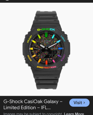 watch men casio g-shock. Rainbow g-Shock limited edition