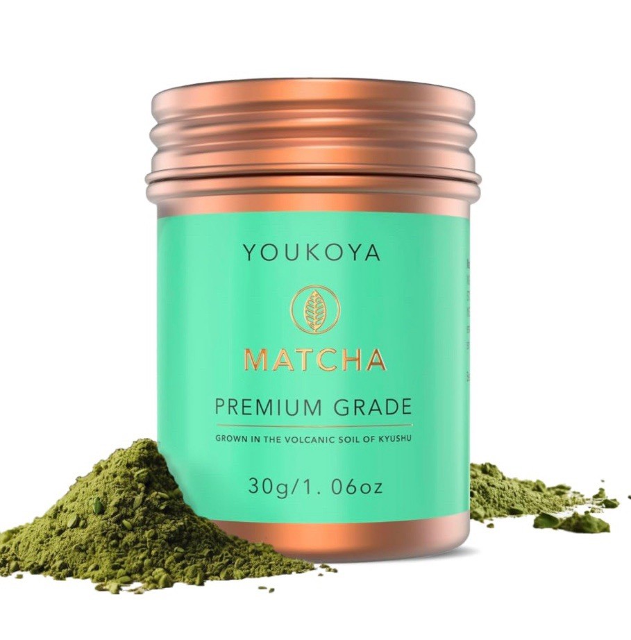 4 polvo de té verde Youkoya Matcha grado premium 30 g té verde Matcha japonés
