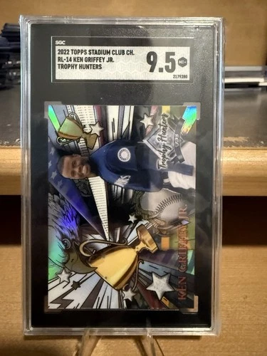 2022 Topps Stadium Club Chrome Trophy Hunters Ken Griffey Jr Card #RL-14 SGC 9.5