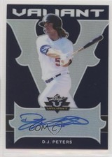 2018 Leaf Valiant Navy 10/25 DJ Peters #BA-DJP Auto 0c6