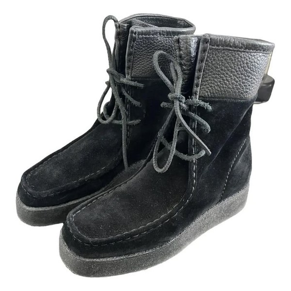Women Alexander Wang Boots Black Suede 37