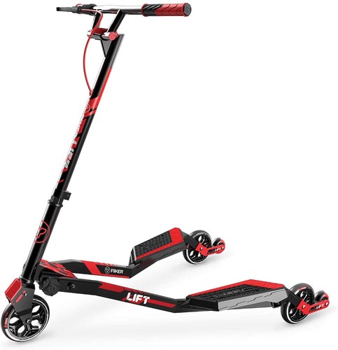 Yvolution Y Fliker Lift Swing Wackeln Schnitzen Wheelie Scooter für Kinder 7+