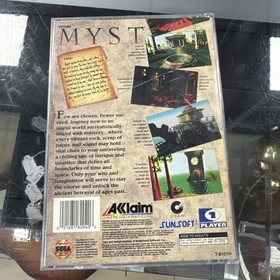 Myst (SEGA Saturn, 1995) Complete CIB W/Registration Card 