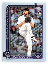 2025 Topps Chrome Update #USC173 Carson Palmquist Refractors