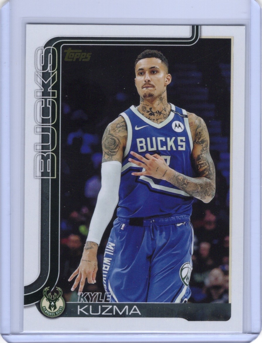 2025-26 Topps NBA Golden Mirror Image Variation Kyle Kuzma #56