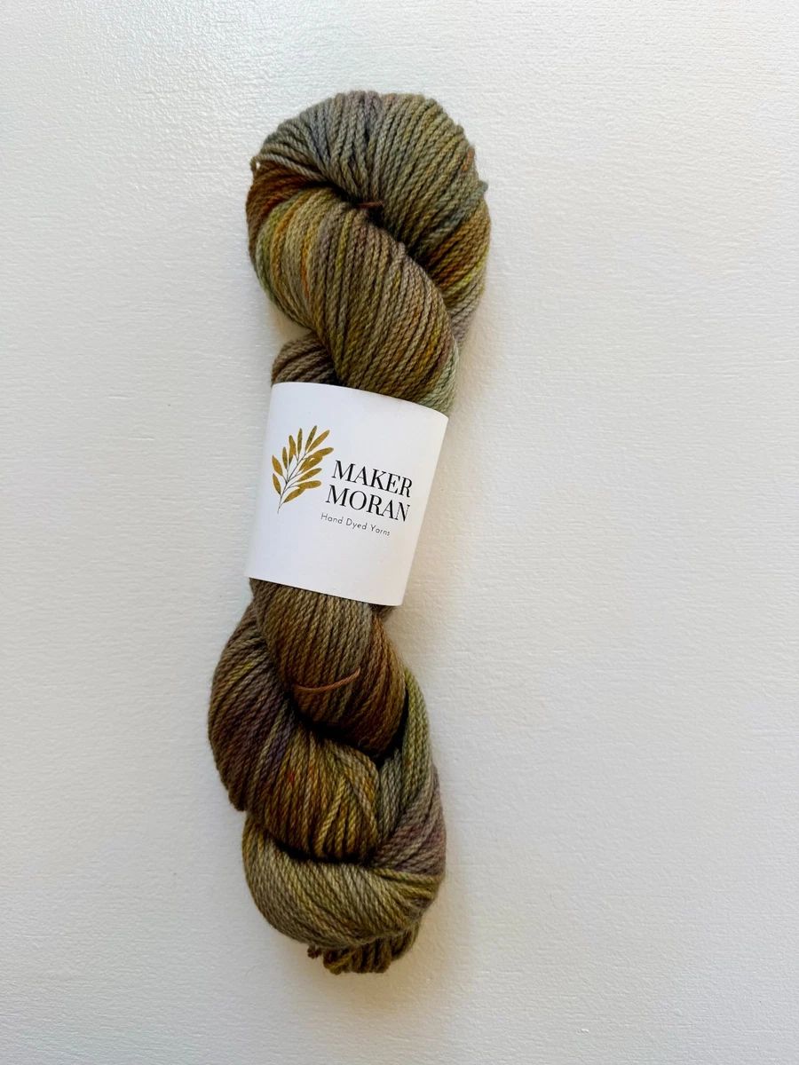 8 Ply Hand dyed yarn, Maker Moran, 100% SW Merino , 100g, machine washable