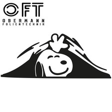 Snoopy guckt raus 20 x 8 cm Freigestellt viele Farben ANSEHEN