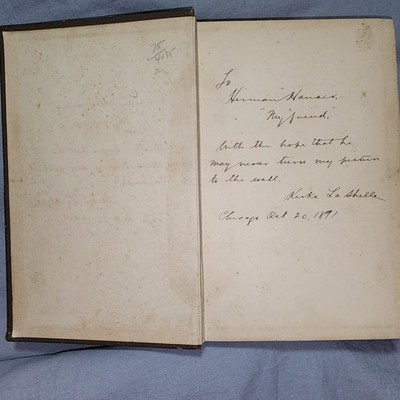Tales of the Argonauts 1891 Bret Harte Book Inscribed by Kirke La Shelle Chicago
