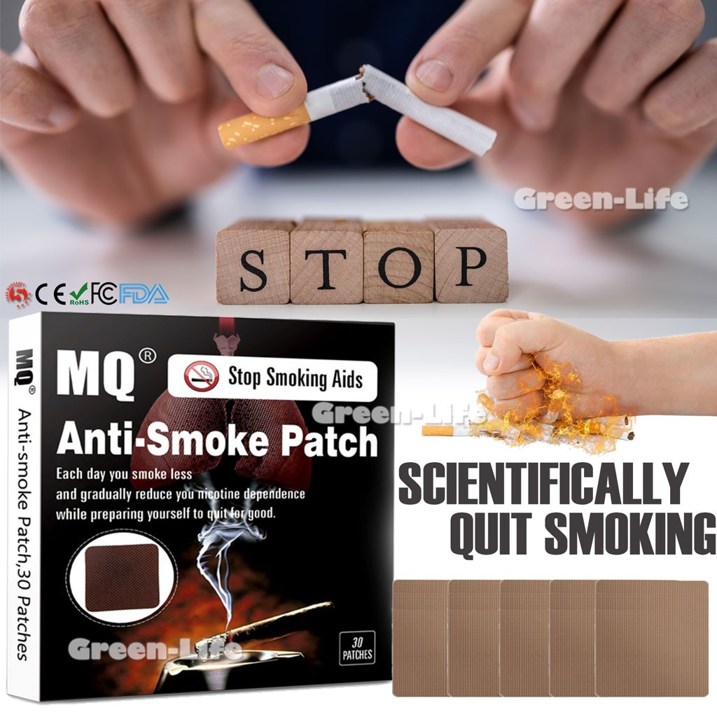 30 Stück Nikotinpflaster Anti Rauch Pflaster transdermal & schnellwirkend