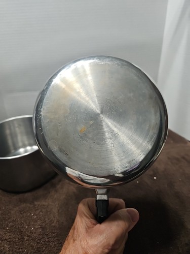 Vintage Farberware Stainless Steel 2 Qt Double Boiler Pot 6 In. Diameter - Picture 8 of 13