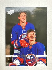 2025-26 Upper Deck #499 Matthew Schaefer / Marc Gatcomb Young Guns (RC)