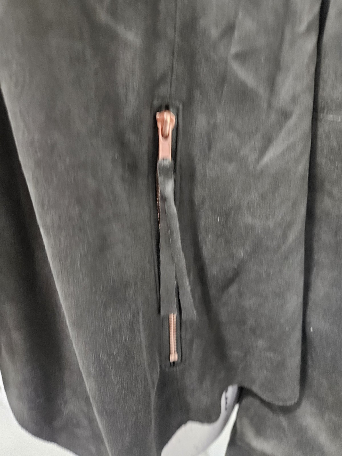 Les Amis drape suede jacket - image 2