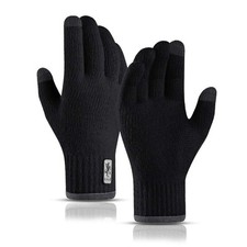 Winter Gloves Touchscreen Warm Knitted Gloves Work Outdoor Camping Hiking Run...