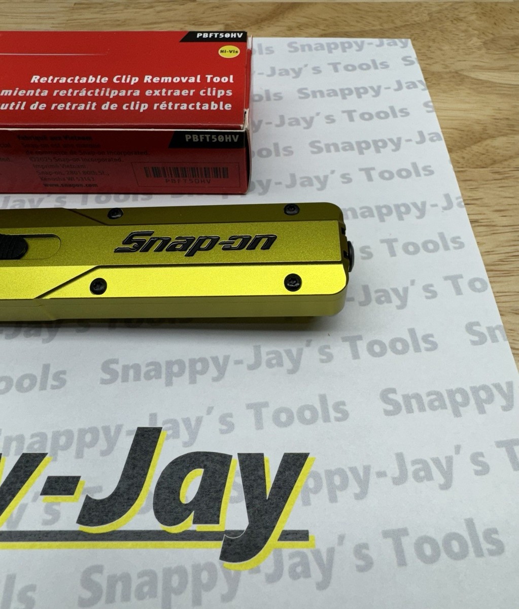 Snap-on Tools NEW HI VIZ Retractable OTF Trim Clip Removal Tool