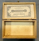 Antique 1890’s - 1900’s Charles S. Higgins Toilet Soap Wood Advertising Box — photo 3