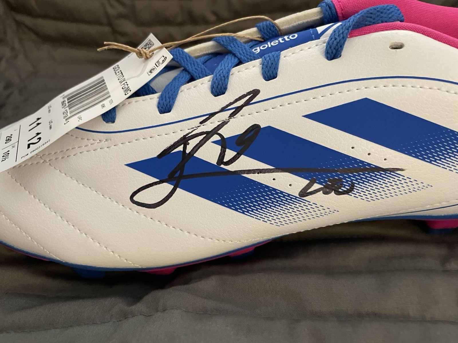 Lionel Messi SIGNED Argentina New Adidas Soccer Cleat COA Auto WORLD CUP view 2