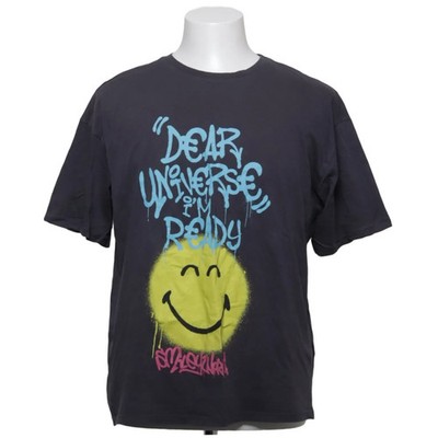 DeFacto, T-shirt, Größe: XL, Grau/Mehrfarbig, Baumwolle, Print #zUK