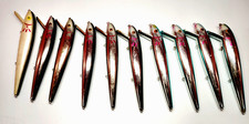 Cotton Cordell Red Fin Lures 10pcs Vintage 5" Chrome Rare Trout Redfish Great