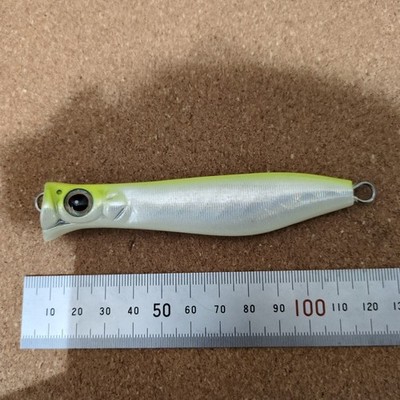 Megabass Metal X Bubble Big Game Jig 120g Blue Fish Used Fishing Lure