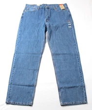 Levi's Men's 550 Relaxed Fit Straight Leg Jeans CL8 Medium Stonewash Size 42x36