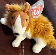 TY CASSIE the COLLIE DOG BEANIE BABY - MINT with MINT TAGS 2000 Y2K