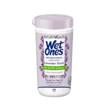 Wet Ones Antibacterial Hand Wipes, Lavender Wipes | 1 Count (Pack of 1) 