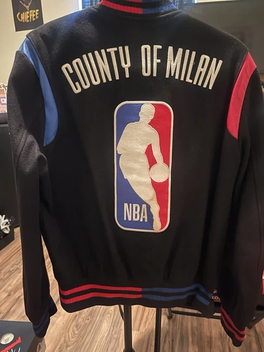 Giacca stadio Arknets Marcelo Burlon NBA COUNTRY OF MILAN *OTTIME CONDIZIONI*