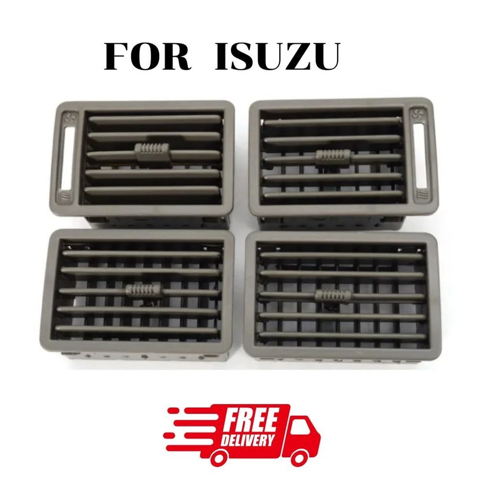 Juego de ventilador de rejilla de ventilación de aire gris para camioneta Isuzu TFR Holden Rodeo 1989-1996 Foto 2 de 4