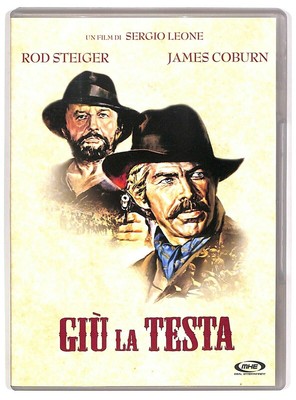 Dvd GIU' LA TESTA di Sergio Leone con Rod Steiger James Coburn nuovo 1971