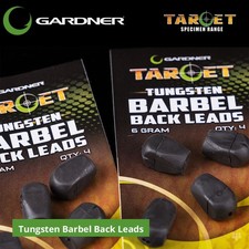Gardner Tackle Target Tungsten Barbel Back Leads - Carp Coarse River Fishing